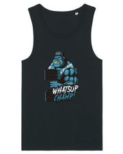 WHATS UP CHAMP BLUE - TANKTOP